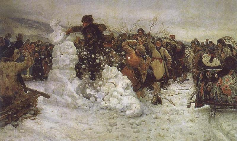 Vasily Surikov The Taking of the Snow